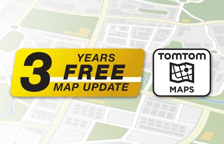 TomTom Maps with 3 Years Free-of-charge updates - X903D-EX