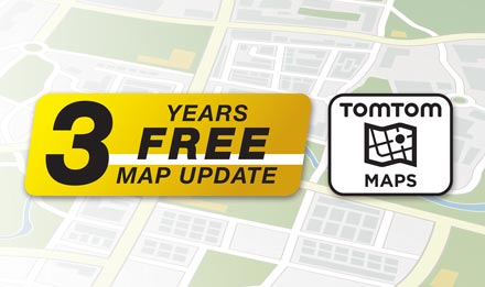 TomTom Maps with 3 Years Free-of-charge updates - X903D-DU2